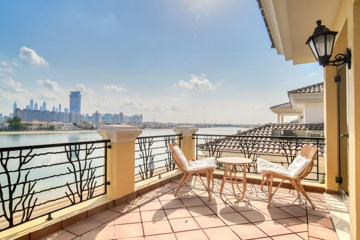 Exclusive 6BR Palm Villa w/ Private Pool and Beach - 4