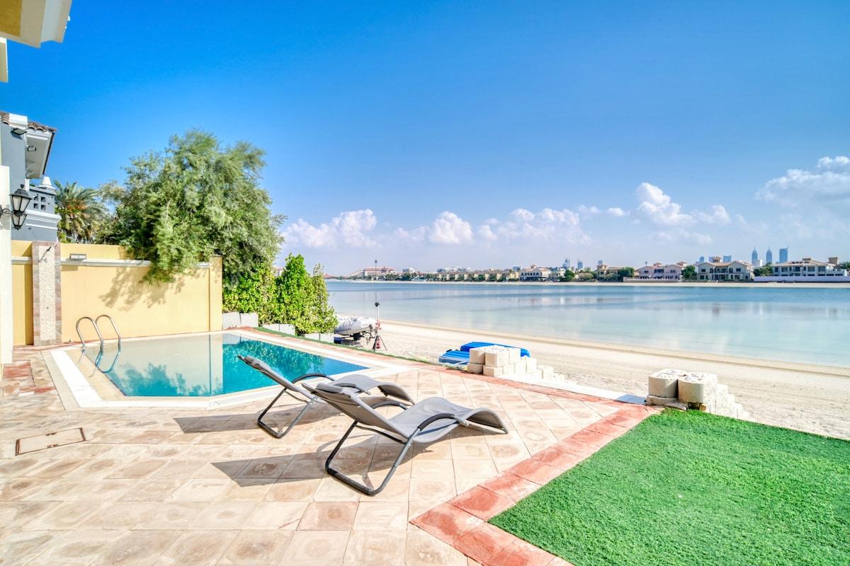Exclusive 6BR Palm Villa w/ Private Pool and Beach - 3