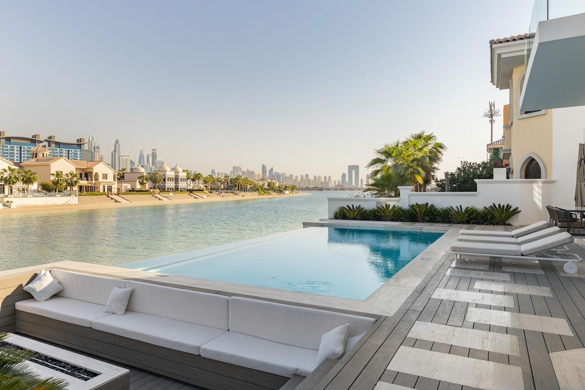 Palm Jumeirah Paradise: 5BR Villa | Infinity Pool - 5